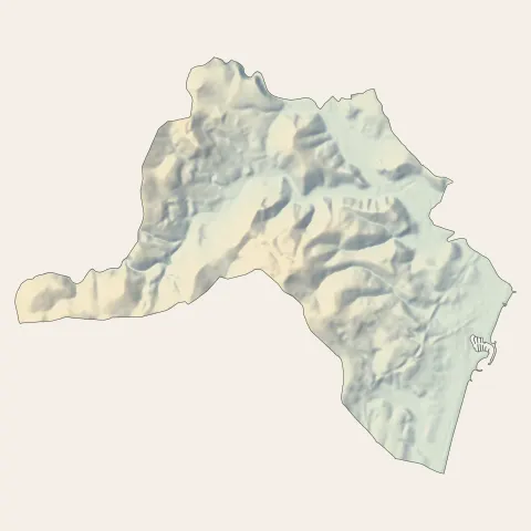 Villeneuve-Loubet : relief