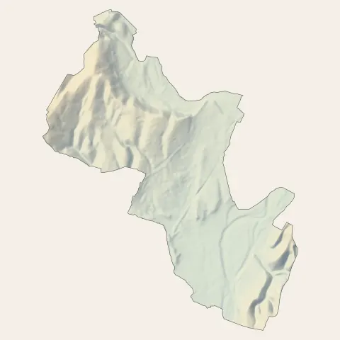 Aubenas : relief