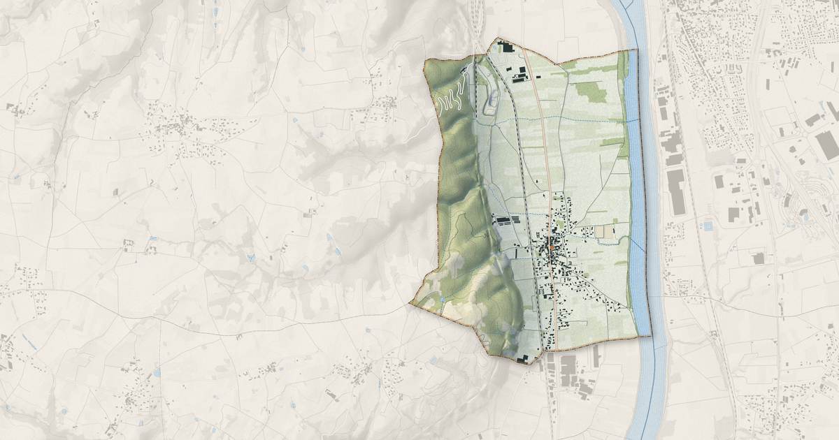 Portrait cartographique de Champagne : relief, eau, forêts, bâti et voies, calculés à partir des données de l'IGN