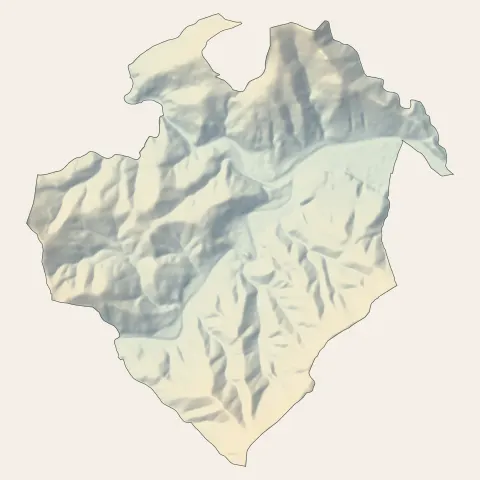 Le Cheylard : relief
