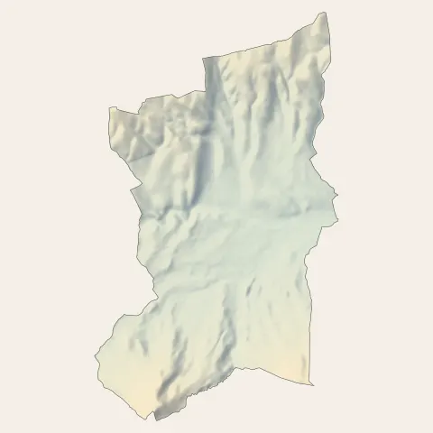 Chomérac : relief