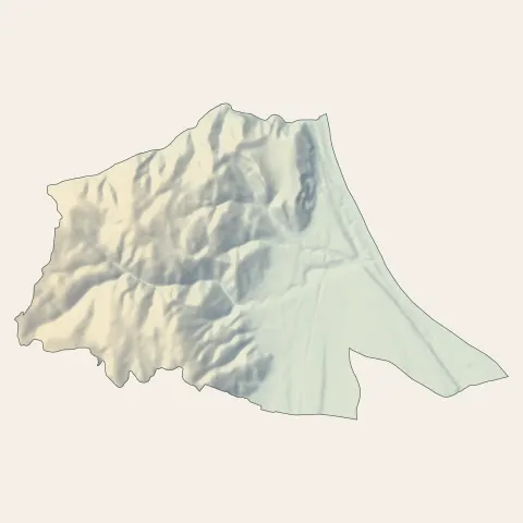 Cornas : relief