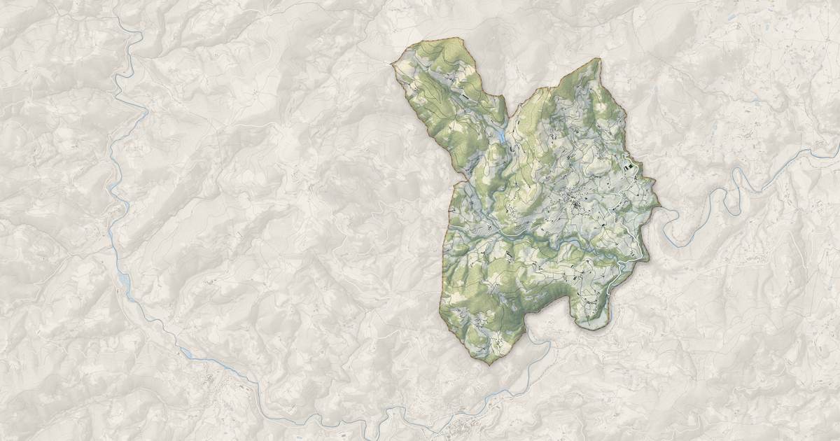 Portrait cartographique de Empurany : relief, eau, forêts, bâti et voies, calculés à partir des données de l'IGN