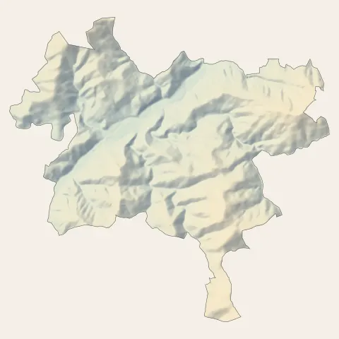 Lamastre : relief
