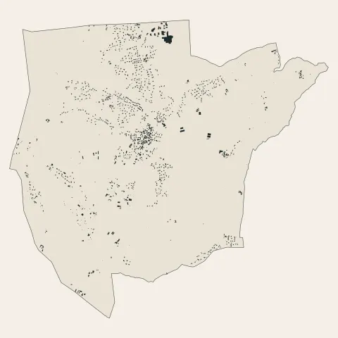 Peaugres : bâti