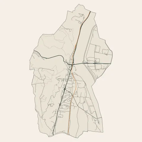 Le Pouzin : voies