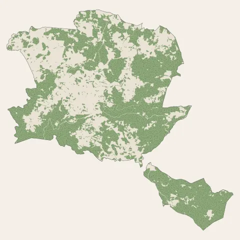Saint-Agrève : bois, forêts et landes