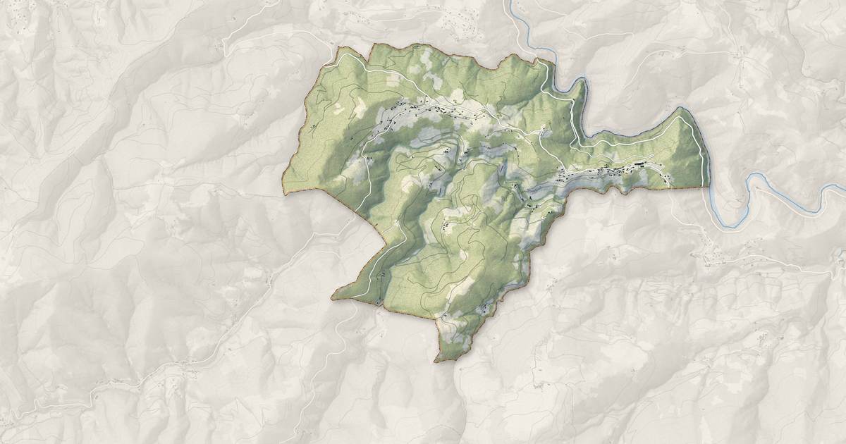Portrait cartographique de Saint-Barthélemy-le-Meil : relief, eau, forêts, bâti et voies, calculés à partir des données de l'IGN