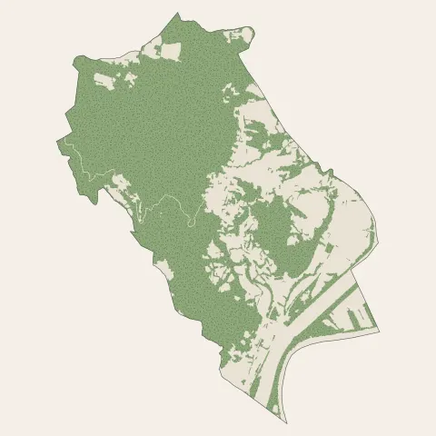 Saint-Georges-les-Bains : bois, forêts et landes