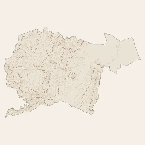 Saint-Péray : courbes de niveau