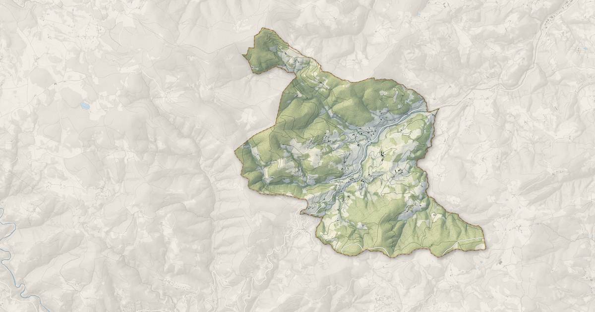 Portrait cartographique de Saint-Prix : relief, eau, forêts, bâti et voies, calculés à partir des données de l'IGN