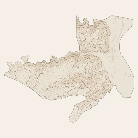 Sarras : courbes de niveau