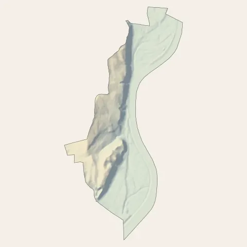 Soyons : relief