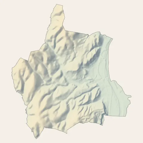 Le Teil : relief