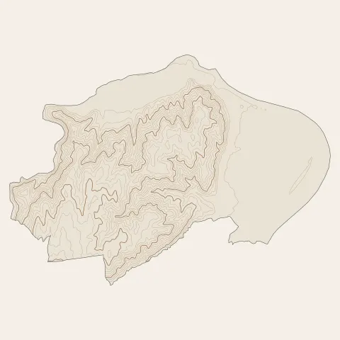 Tournon-sur-Rhône : courbes de niveau