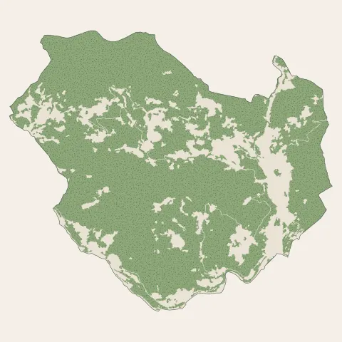 Vals-les-Bains : bois, forêts et landes