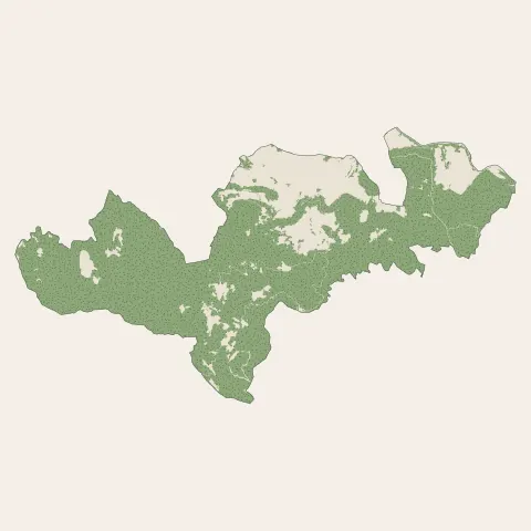Les Vans : bois, forêts et landes