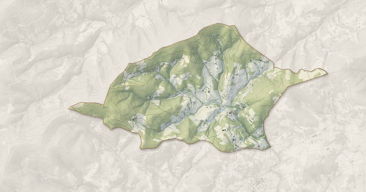 Portrait cartographique de Vaudevant : relief, eau, forêts, bâti et voies, calculés à partir des données de l'IGN
