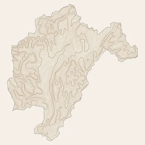 Villeneuve-de-Berg : courbes de niveau