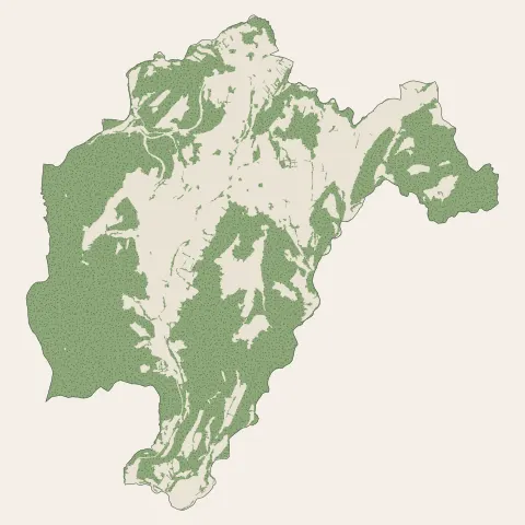 Villeneuve-de-Berg : bois, forêts et landes