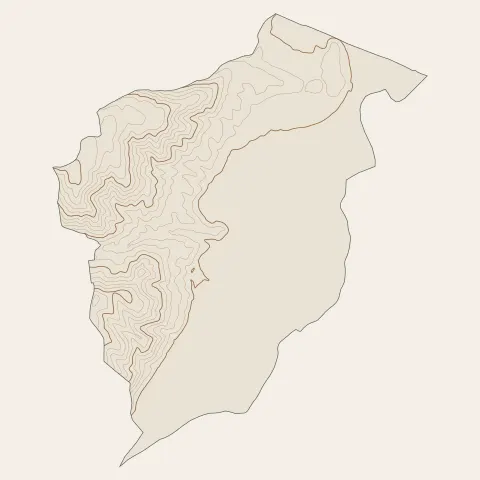 La Voulte-sur-Rhône : courbes de niveau
