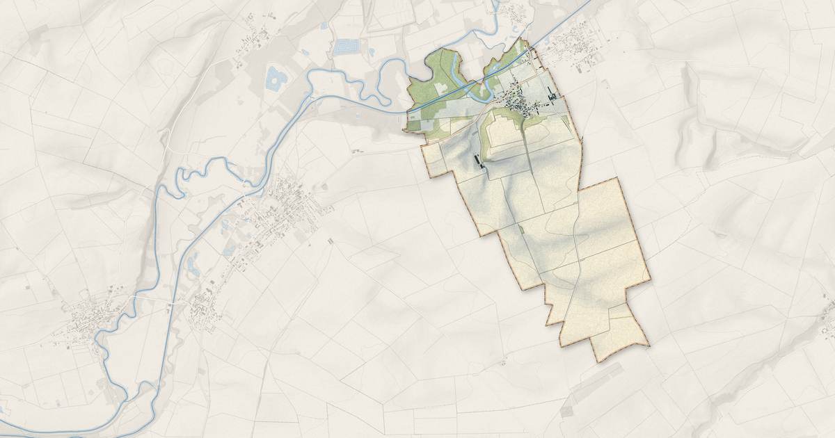 Portrait cartographique de Aire : relief, eau, forêts, bâti et voies, calculés à partir des données de l'IGN