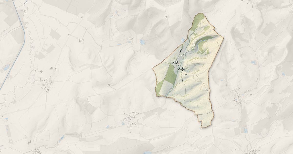 Portrait cartographique de Les Grandes-Armoises : relief, eau, forêts, bâti et voies, calculés à partir des données de l'IGN