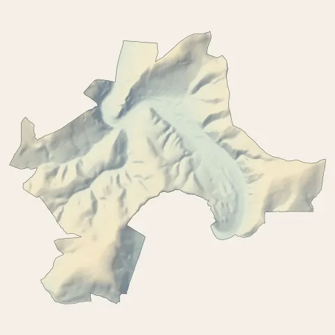 Bogny-sur-Meuse : relief