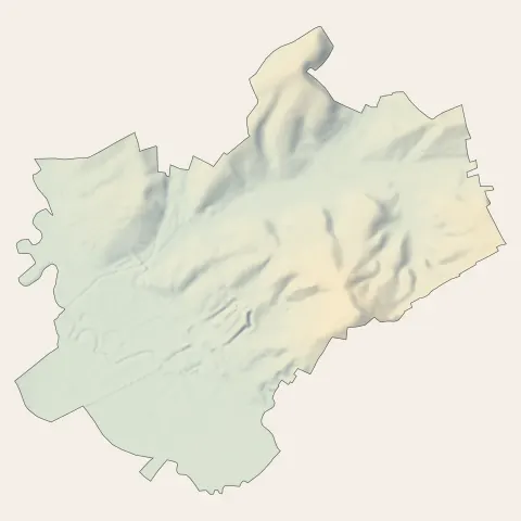 Carignan : relief
