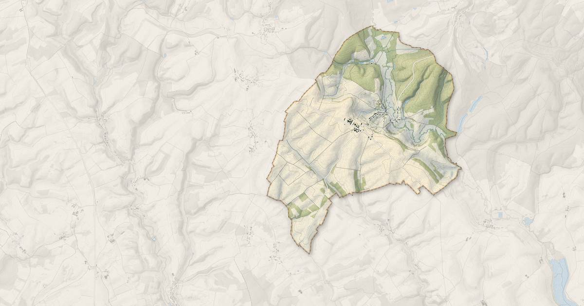 Portrait cartographique de Chagny : relief, eau, forêts, bâti et voies, calculés à partir des données de l'IGN