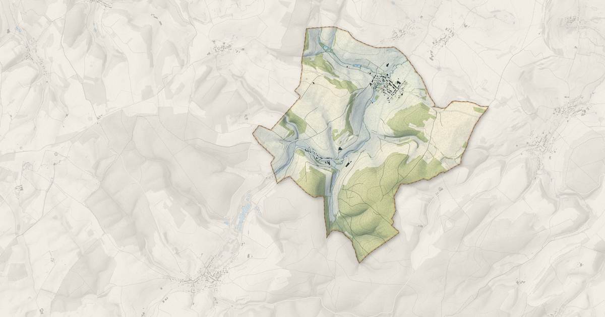 Portrait cartographique de Clavy-Warby : relief, eau, forêts, bâti et voies, calculés à partir des données de l'IGN