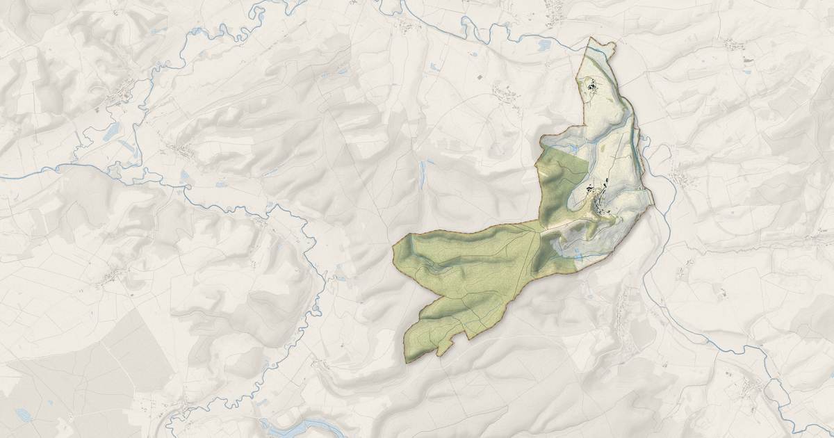 Portrait cartographique de Cornay : relief, eau, forêts, bâti et voies, calculés à partir des données de l'IGN