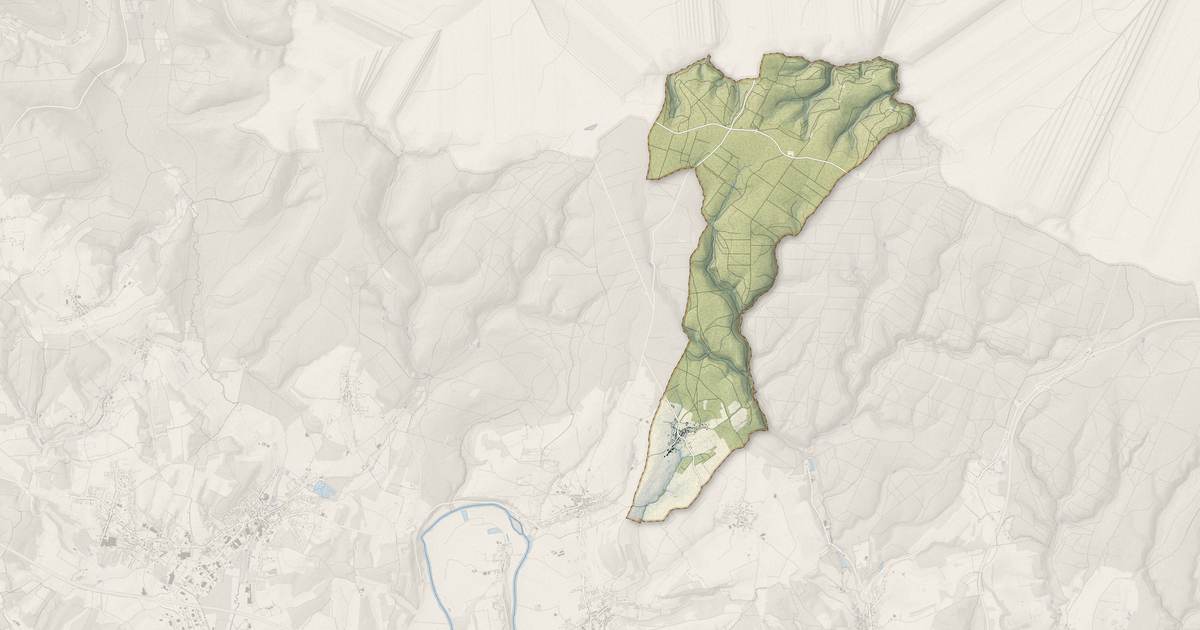 Portrait cartographique de Fleigneux : relief, eau, forêts, bâti et voies, calculés à partir des données de l'IGN