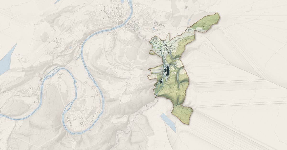 Portrait cartographique de Fromelennes : relief, eau, forêts, bâti et voies, calculés à partir des données de l'IGN