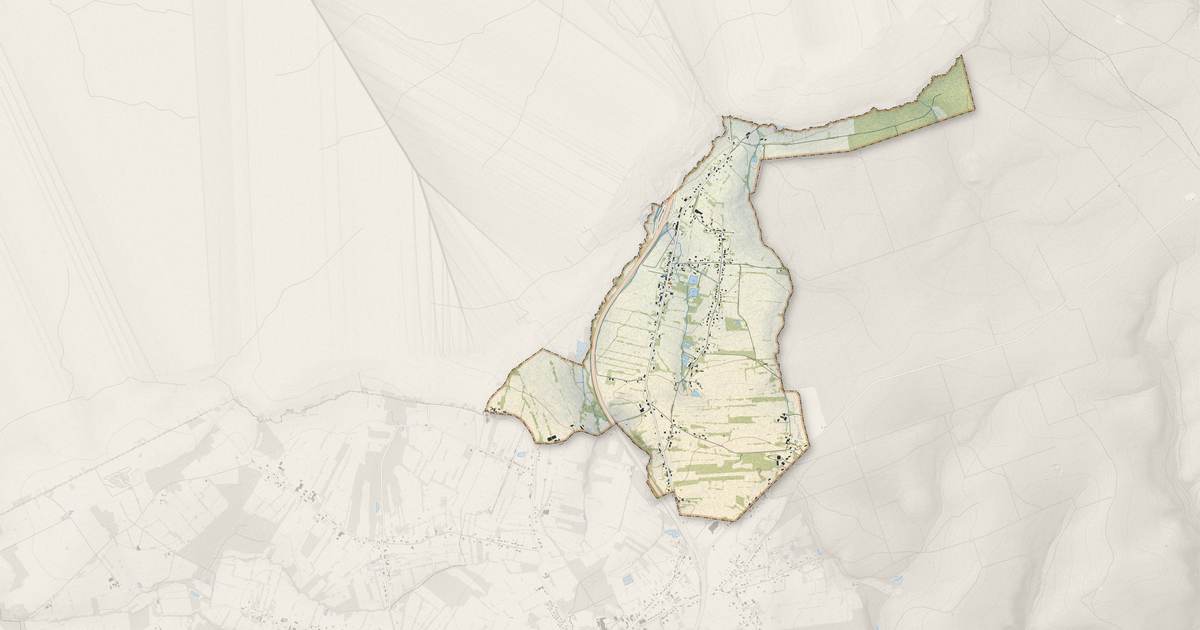Portrait cartographique de Gué-d'Hossus : relief, eau, forêts, bâti et voies, calculés à partir des données de l'IGN
