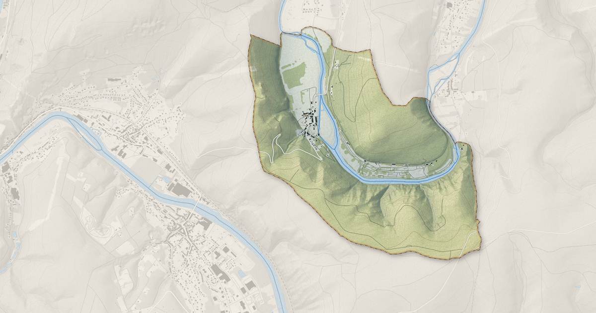 Portrait cartographique de Haulmé : relief, eau, forêts, bâti et voies, calculés à partir des données de l'IGN