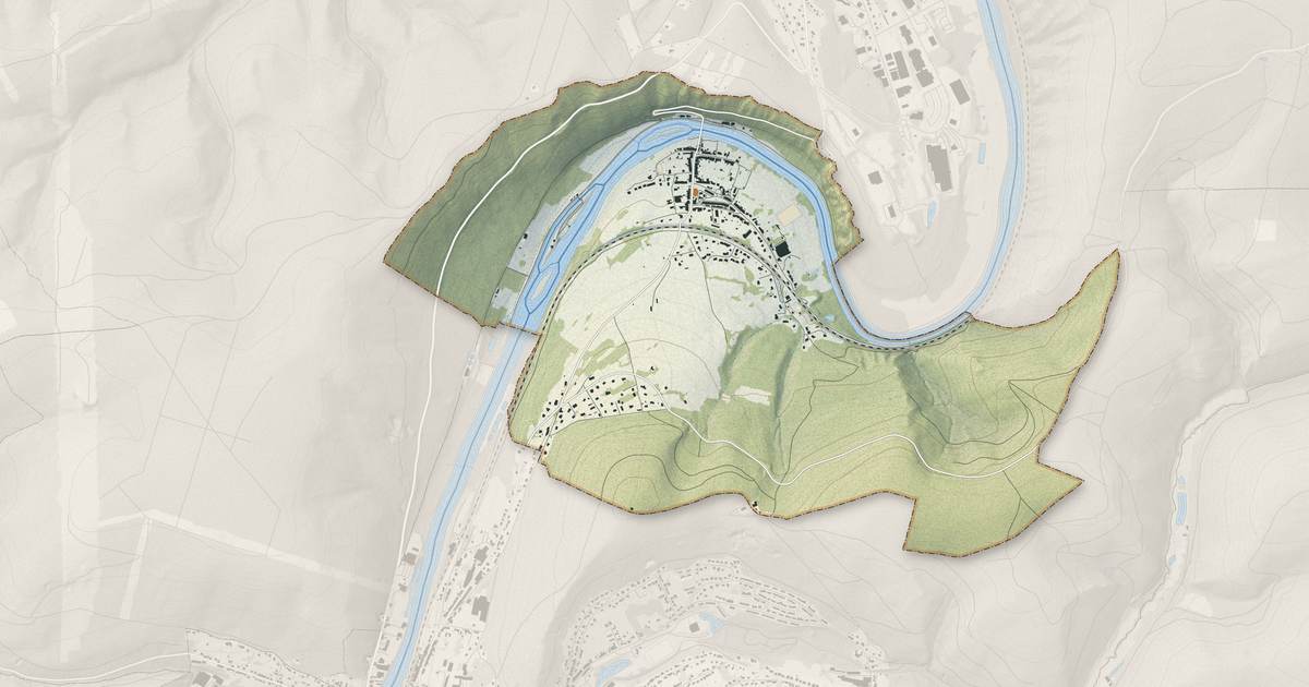 Portrait cartographique de Joigny-sur-Meuse : relief, eau, forêts, bâti et voies, calculés à partir des données de l'IGN