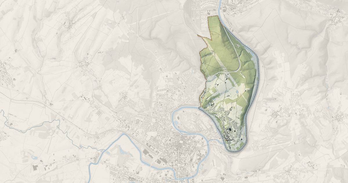Portrait cartographique de Montcy-Notre-Dame : relief, eau, forêts, bâti et voies, calculés à partir des données de l'IGN