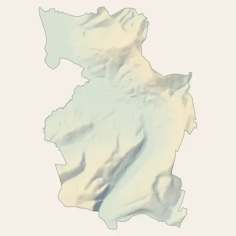 Mouzon : relief