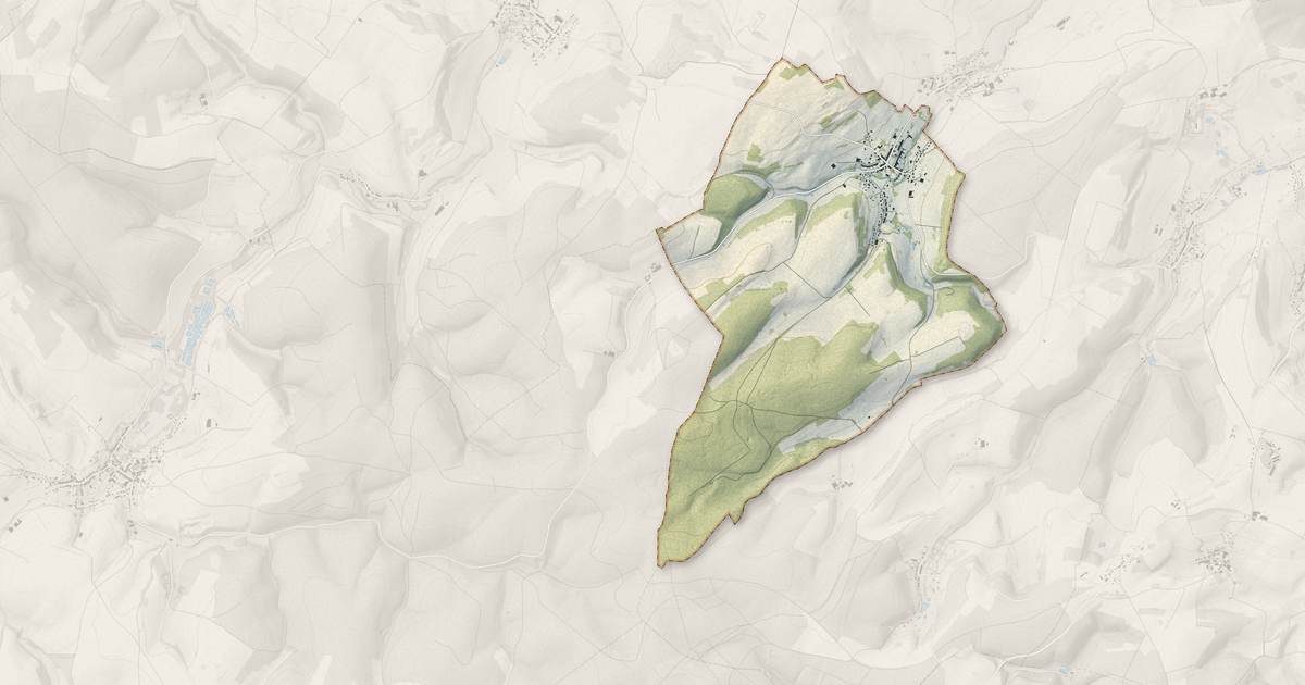 Portrait cartographique de Neuville-lès-This : relief, eau, forêts, bâti et voies, calculés à partir des données de l'IGN