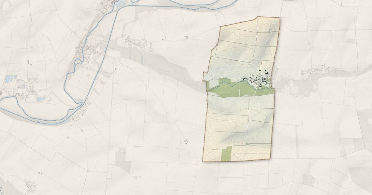 Portrait cartographique de Poilcourt-Sydney : relief, eau, forêts, bâti et voies, calculés à partir des données de l'IGN