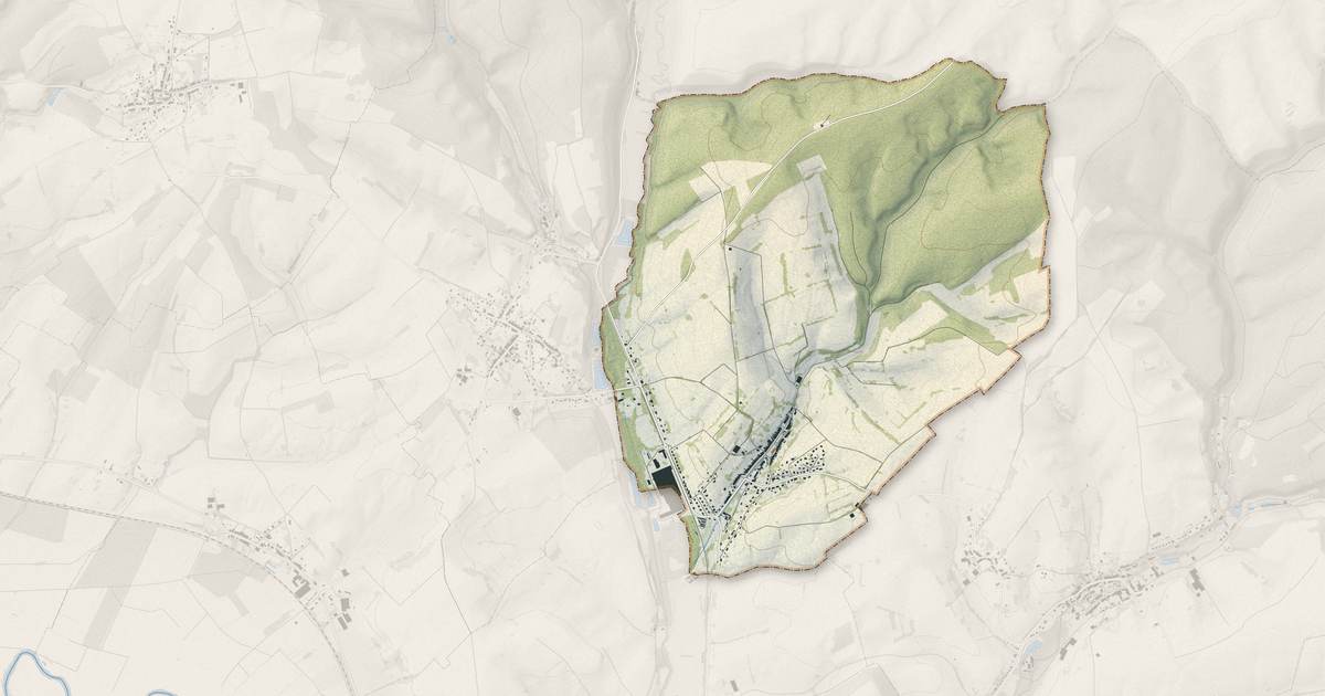 Portrait cartographique de Pure : relief, eau, forêts, bâti et voies, calculés à partir des données de l'IGN