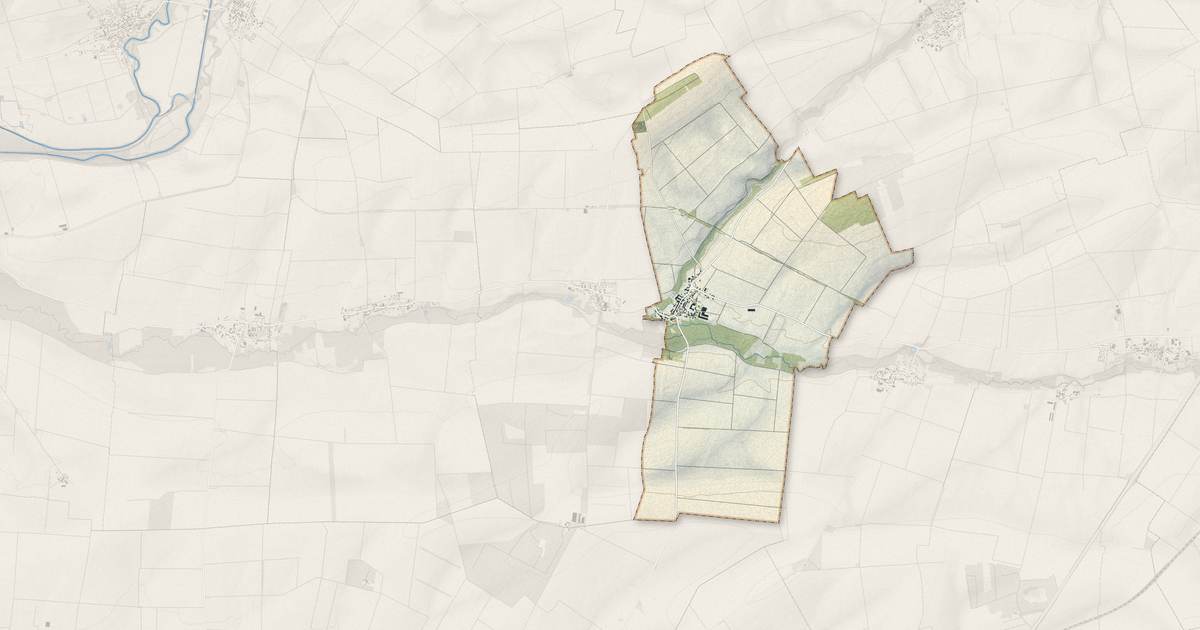 Portrait cartographique de Roizy : relief, eau, forêts, bâti et voies, calculés à partir des données de l'IGN
