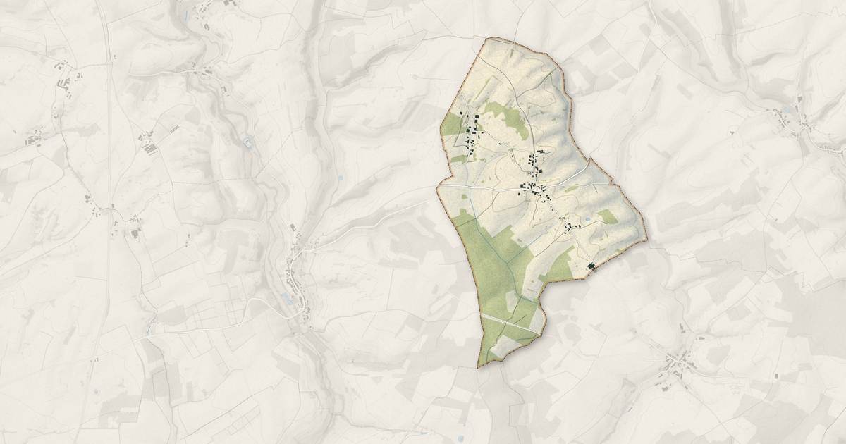 Portrait cartographique de La Sabotterie : relief, eau, forêts, bâti et voies, calculés à partir des données de l'IGN