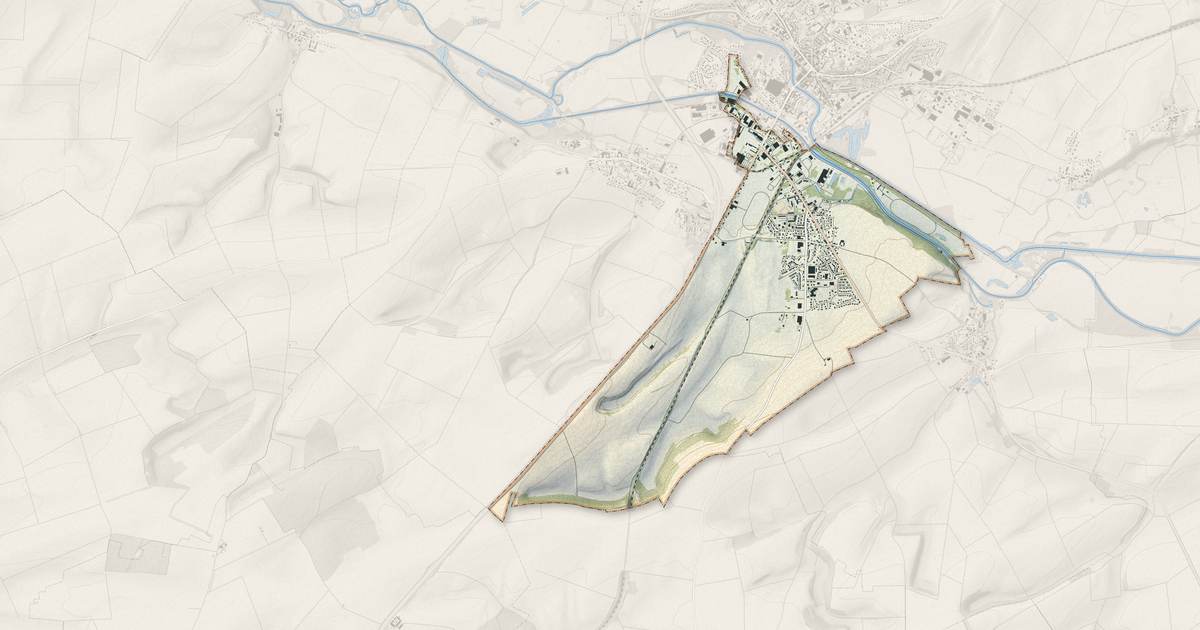 Portrait cartographique de Sault-lès-Rethel : relief, eau, forêts, bâti et voies, calculés à partir des données de l'IGN