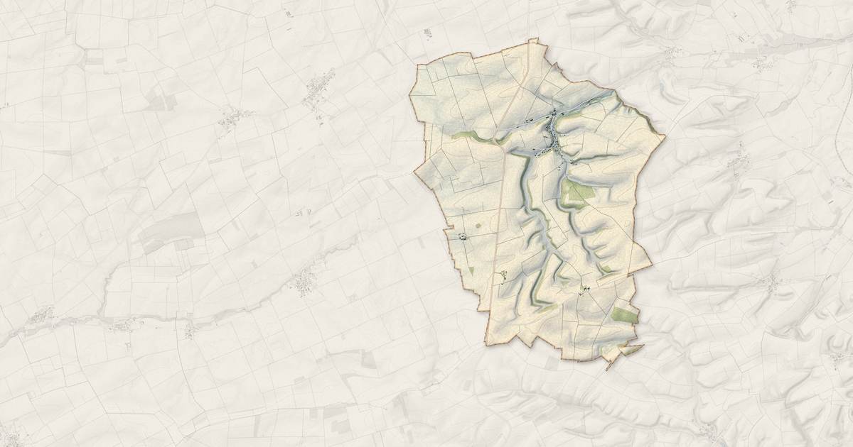 Portrait cartographique de Semide : relief, eau, forêts, bâti et voies, calculés à partir des données de l'IGN