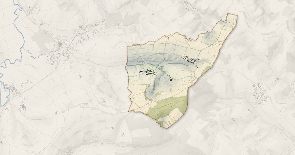 Portrait cartographique de Signy-Montlibert : relief, eau, forêts, bâti et voies, calculés à partir des données de l'IGN