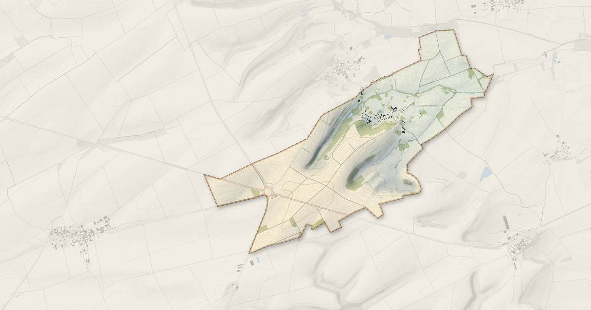Portrait cartographique de Tourcelles-Chaumont : relief, eau, forêts, bâti et voies, calculés à partir des données de l'IGN