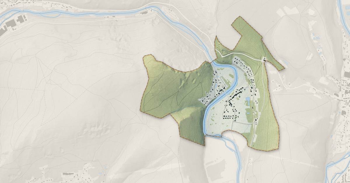 Portrait cartographique de Tournavaux : relief, eau, forêts, bâti et voies, calculés à partir des données de l'IGN