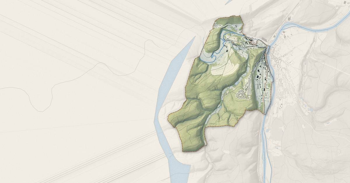 Portrait cartographique de Vireux-Molhain : relief, eau, forêts, bâti et voies, calculés à partir des données de l'IGN